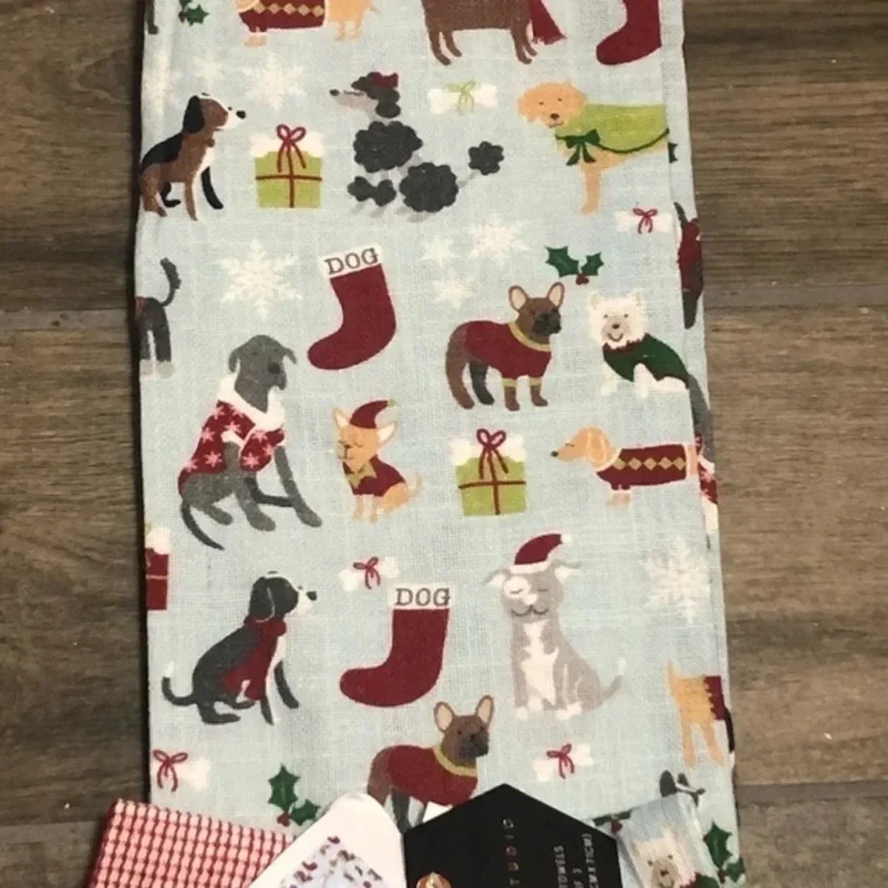 Max studio dachshund and other dogs kitchen towel set